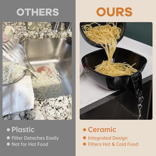 Multifunctional Ceramic Food Strainer