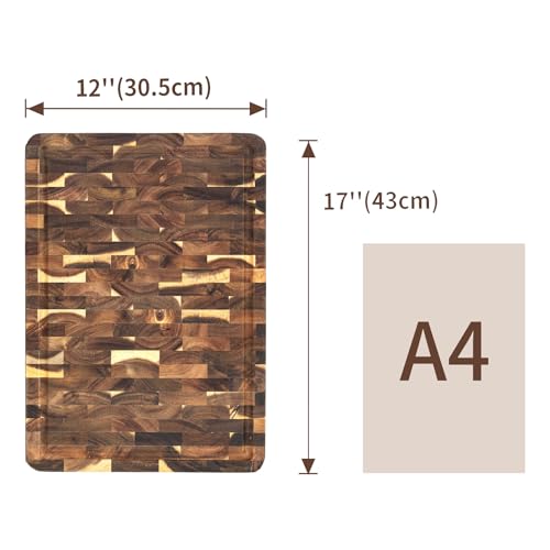 Acacia Cutting Board 17 x 12 in (Acacia / 12"L x 17"W)