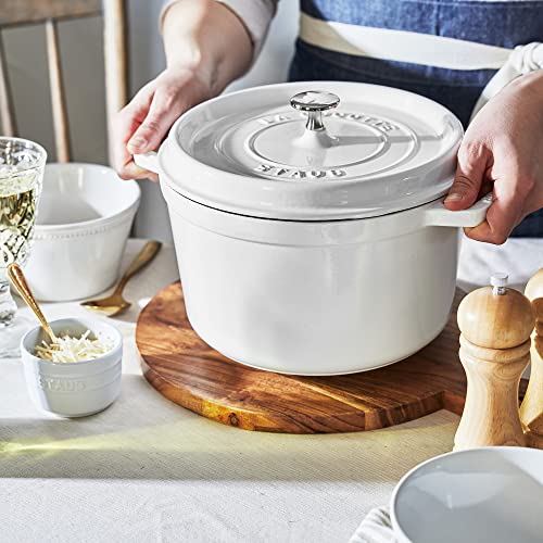 Cast Iron Dutch Oven 5 (5-qt Tall / White)