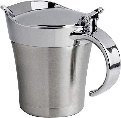 Milk Frothing Pitcher Coffee Milk Frother Cup Serving Pitcher For Coffee Double Insulated Gravy Boat