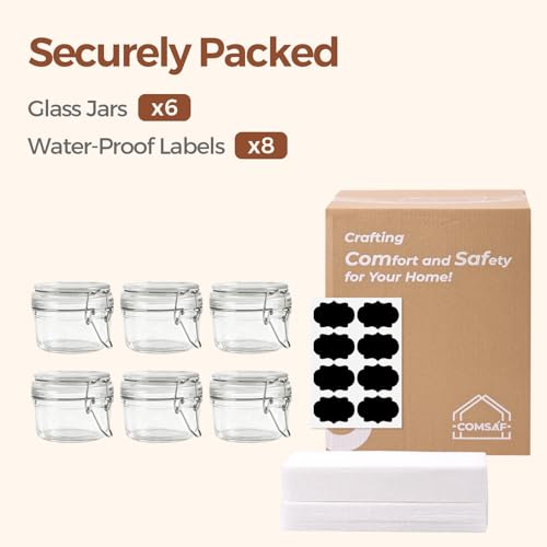 Glass Pantry Jars with Airtight Lids