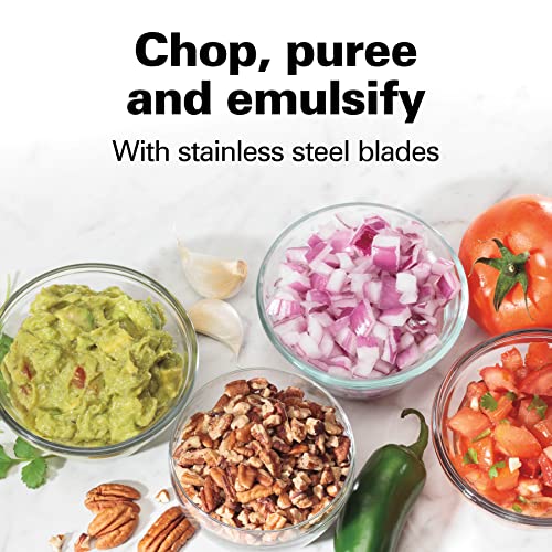 3 Cup Electric Vegetable Chopper & Mini Food Processor (3-Cup)