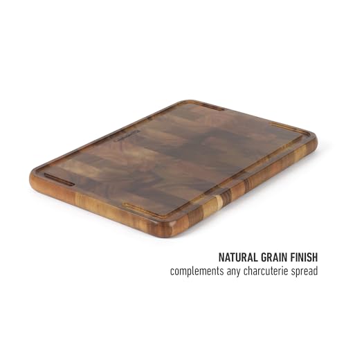 Edge Guard Cutting Board (Acacia Wood (13.6"x9.5"))