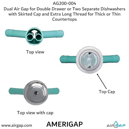 Dual Dishwasher Air Gaps