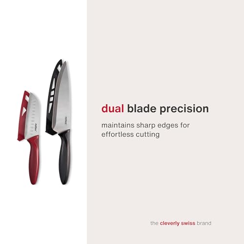 Utility Kitchen Knives with Sheath Covers