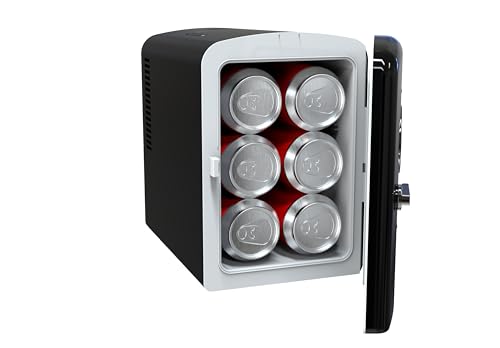 Retro 9 Can Mini Personal Fridge Portable Cooler