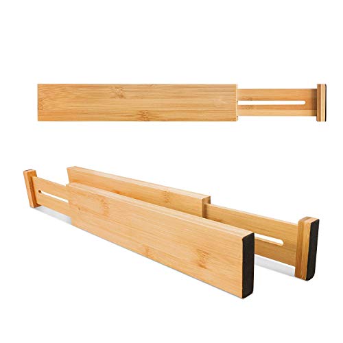 Adjustable Bamboo Drawer Dividers