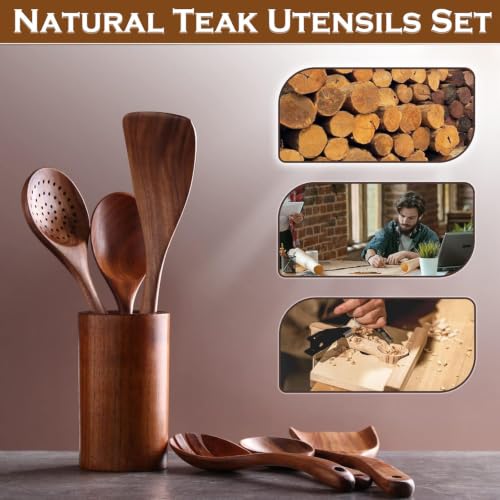 Wooden Kitchen Utensil Set