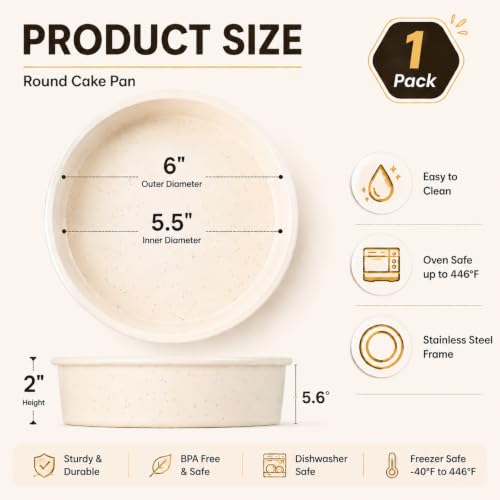 Round Cake Pan Cream