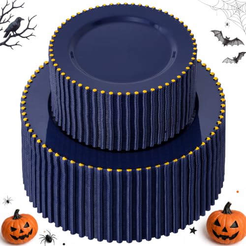 LM Plastic Plates with Gold Beads
