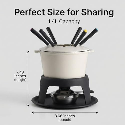 Cast Iron Fondue Set