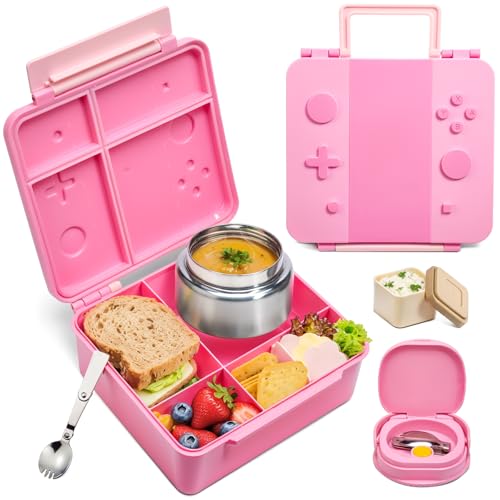 game lunch box bento box with thermo