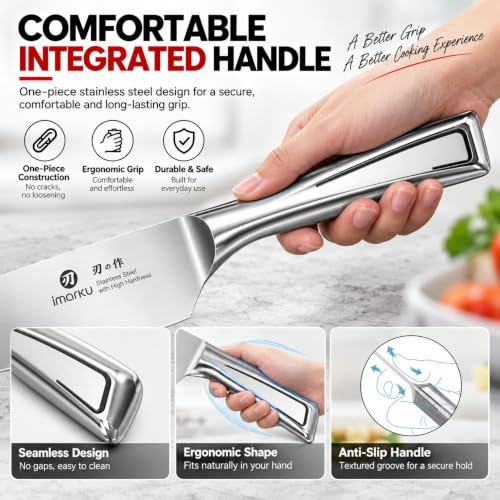 Stainless steel chef knife