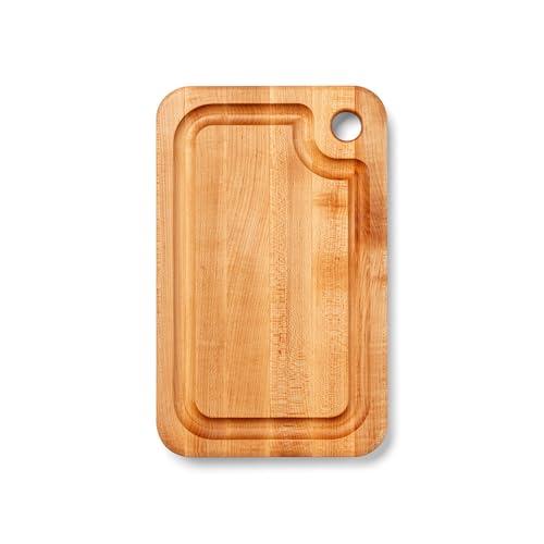 Prestige Series Rectangular Wooden Maple Cutting Board 16”x10” (16"L x 10"W)