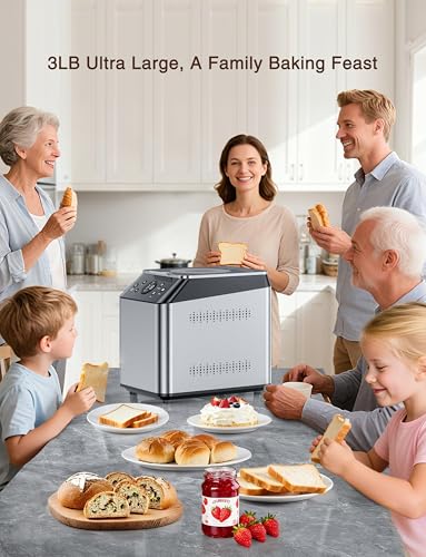 2LB Large Size and 3LB Family Size Bread Maker