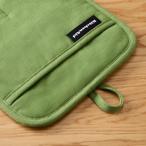 Gourmet Series Gridlines Pot Holders 2 (Matcha Green)