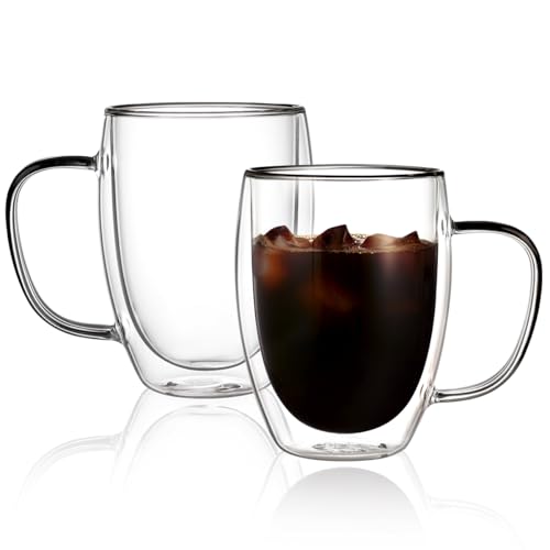 12oz Double Walled Glass Coffee