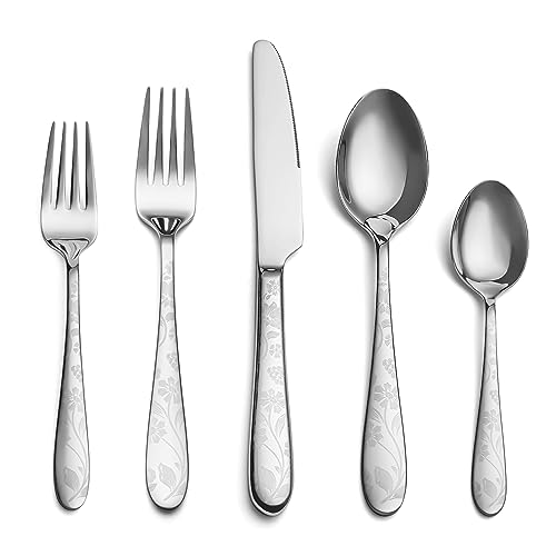 40 Piece Silverware Set for 8