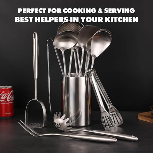 18 10 Stainless Steel Cooking Utensils Set