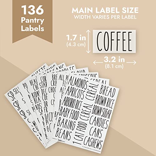 Pantry Labels Vinyl Rectangular Label