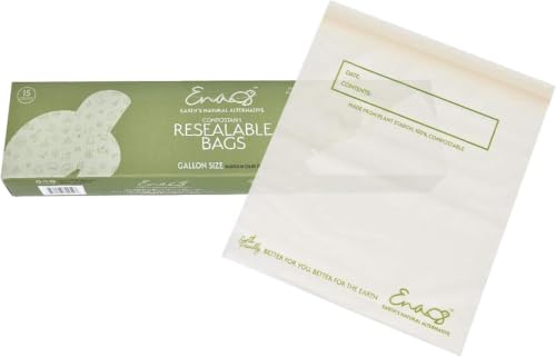 100% Compostable Food Storage Bags [Snack 300 Pack] Eco