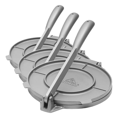 USA MEXI 86005 6" Easy to Use Aluminum Tortilla Press