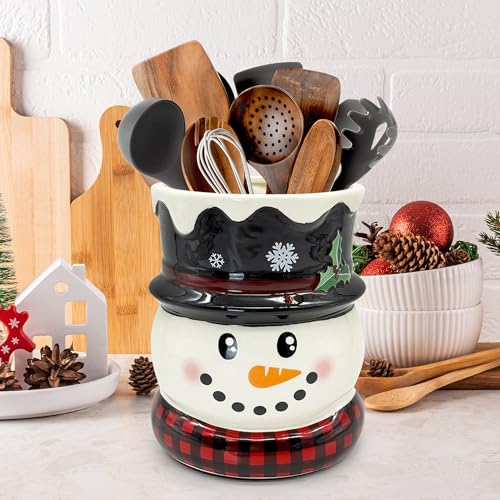 Utensils Holder Fall Hallowee Pumpkin Truck Orange Blue