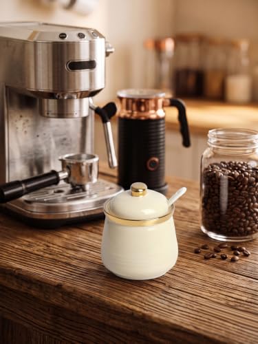 12oz Sugar Bowl with Lid and Spoon