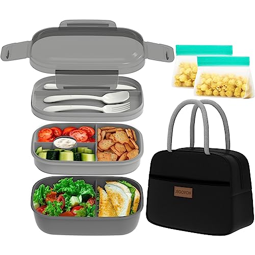 1900ml Bento Box and Lunch Bag Set