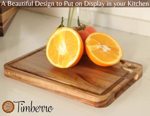 Acacia Cutting Board by Timberro with Built