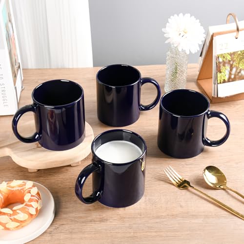 22oz Super Large Ceramic Coffee Mugs Large Handles Set of 4