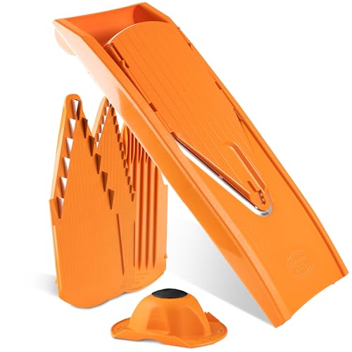 BORNER V Mandoline Slicer Kitchen V1 ClassicLine Starter Set (2. Starter / Orange)