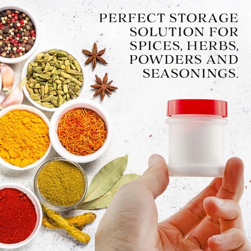Cornucopia Mini Plastic Spice Jars w