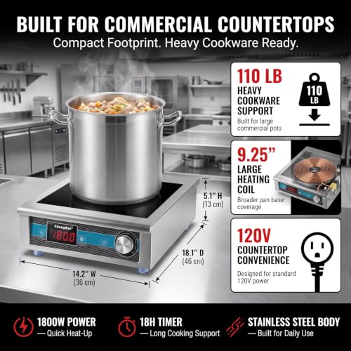 Commercial Induction Cooktop