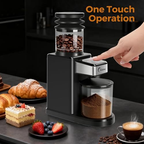 Electric Coffee Grinder for Home & Office (Dark Black)
