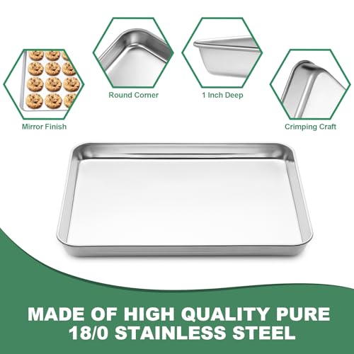 Stainless Steel Baking Sheets with Rack
