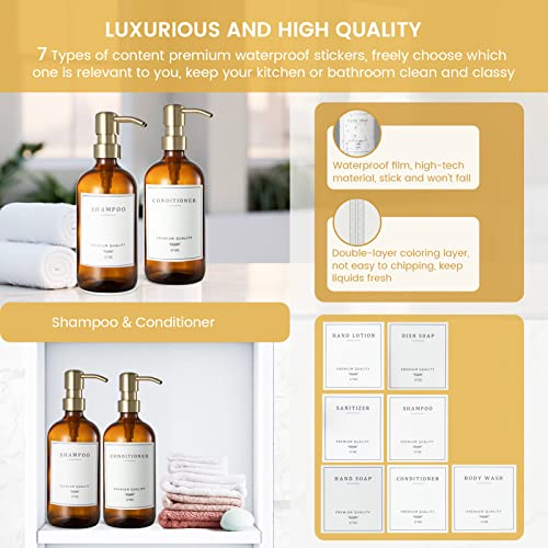 Dish and Hand Soap Dispenser Set