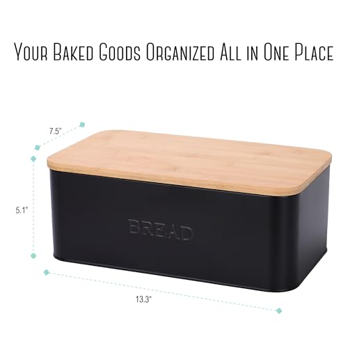 Vintage Bread Box & Kitchen Utensil Holder