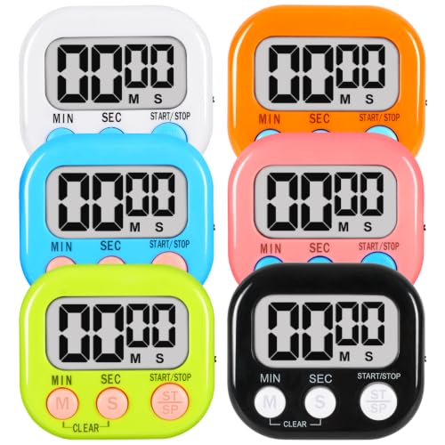 6 Pack Digital Timer for Kids Classroom
