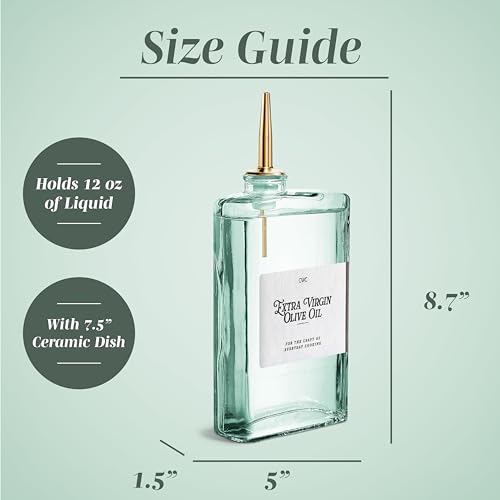 Olive Oil Dispenser Bottle (Sage / 4 Pack)