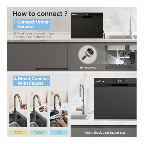COMFEE’ Portable Mini Dishwasher