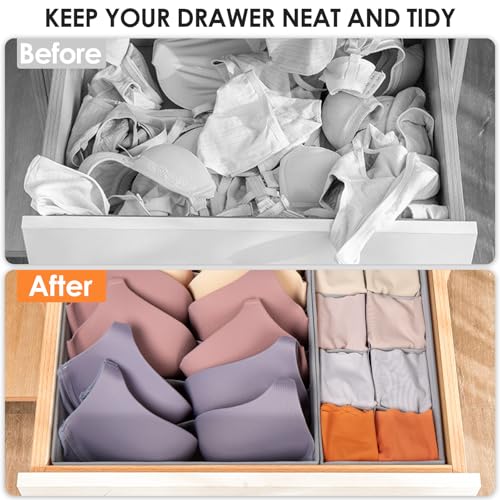 Drawer Organizer Clothes with Dividers