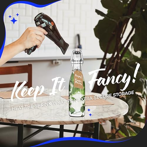 12 Oz Swing Top Glass Bottles with Airtight Lid 12 Pack