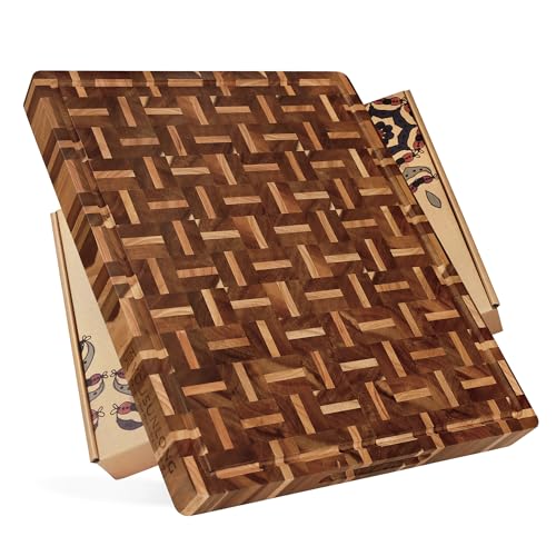 End Grain Cutting Board (Acacia XL)