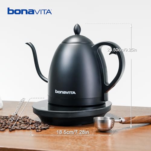 Digital Variable Temperature Gooseneck Electric Kettle for Coffee Brew and Tea Precise Pour Control