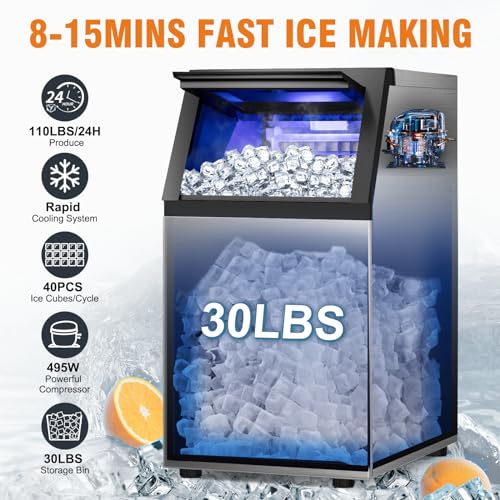 Commercial Ice Maker 100Lbs