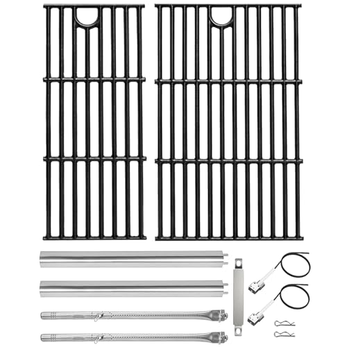 Cast Iron Grill Grates and Stainless Steel Grill Part Kit for Charbroil Performance Gas Grills