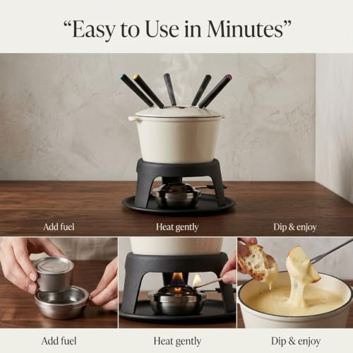 Cast Iron Fondue Set