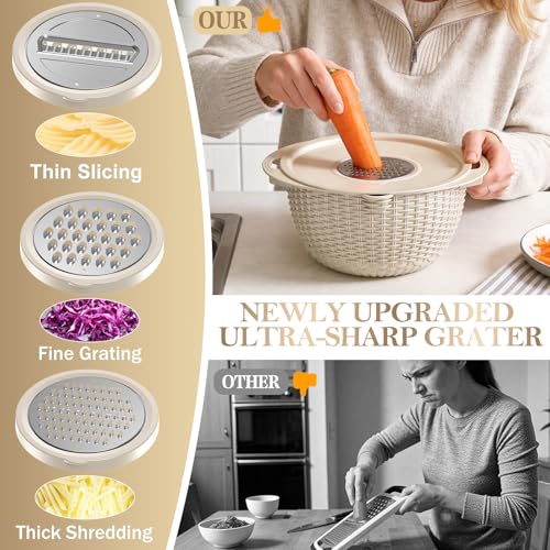 4 1 Colander with Bowl Set FT01