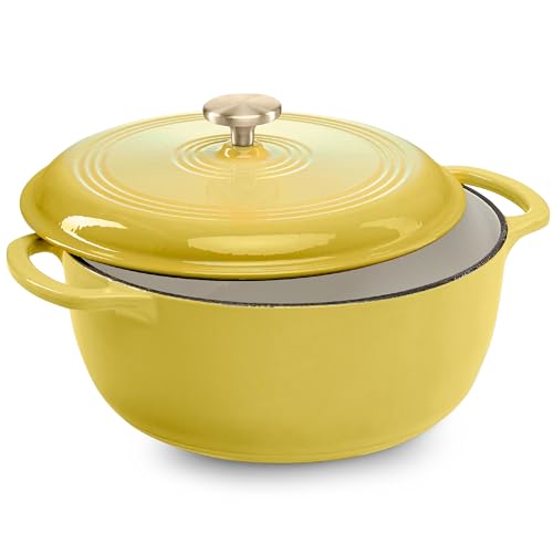 Enamel Cast Iron Round Dutch Oven